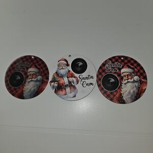Santa Cam Christmas Ornament - Select 1